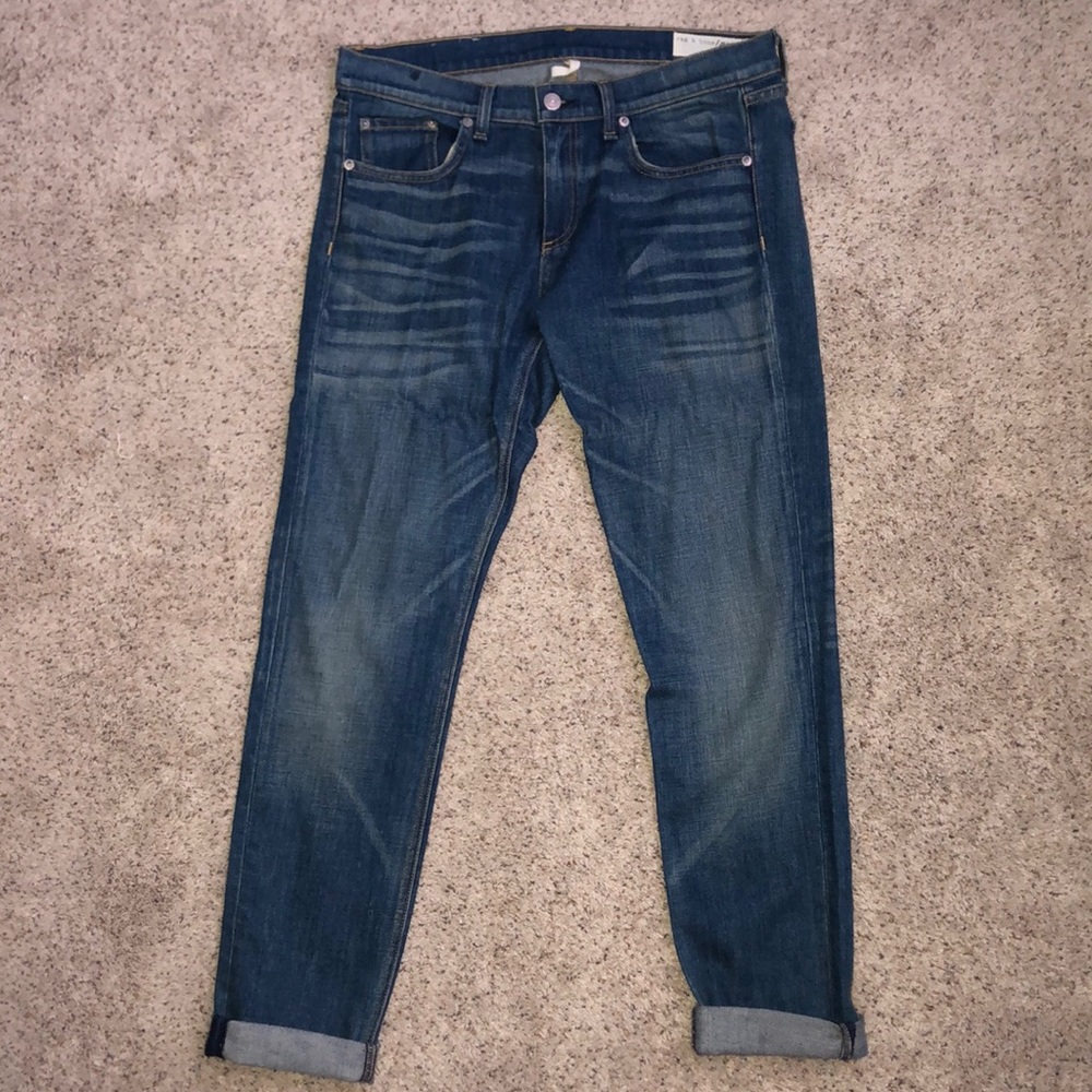 Rag & Bone cuffed jeans size 29. Only worn once